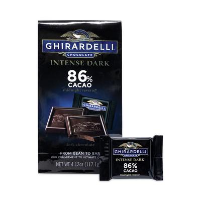 Ghirardelli Intense Dark Midnight Reverie 86% Cacao Singles Bag, 4.12 oz Packs, 3 Count, Ships in 1-3 Business Days (GRR30001033)