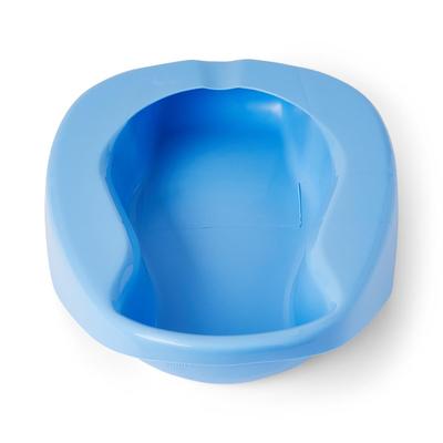 Medline Autoclavable Bedpan, Pontoon, Blue, 12/CS (DYND88205)