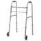 Medline 2-Button Basic Walker with 5" Wheels, Steel, 4/CS (MDS86410W54B)