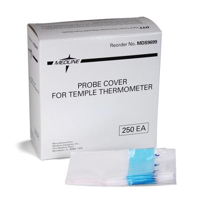 Medline Disposable Probe Cover for Temple Thermometers, 250/BX (MDS9699)