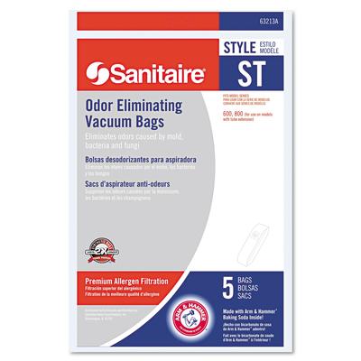 Sanitaire Style ST Disposable Vacuum Bags for SC600 and SC800 Series, 5 Bags/Pack (EUR63213B10)