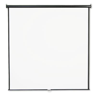 Quartet Wall or Ceiling Projection Screen, 84 x 84, White Matte Finish (QRT684S)