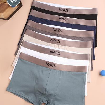 TEMU 6 Pack Men's Underwear Made Of Pure Cotton, Breathable And Comfortable, Men's 4 Pants