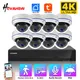 Tuya 8MP POE Network Surveillance Camera System Kit 4K 8CH NVR Outdoor Waterproof Audio CCTV IP Dome Security Camera System