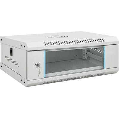 Vidaxl - 4U Wand-Netzwerkschrank 19' IP20 53x40x21 cm Image