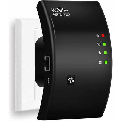 Mumu - WLAN-Repeater, leistungsstarker WLAN-Verstärker, WLAN-Extender N300, WLAN-Signalverstärker,