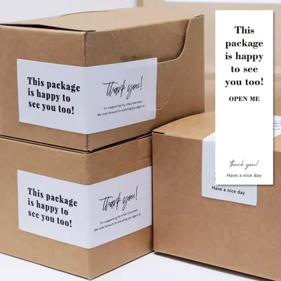 90 Pcs Thank You Stickers Seal Labels Small Business Commodity Packaging Sealing Decoration Stickers