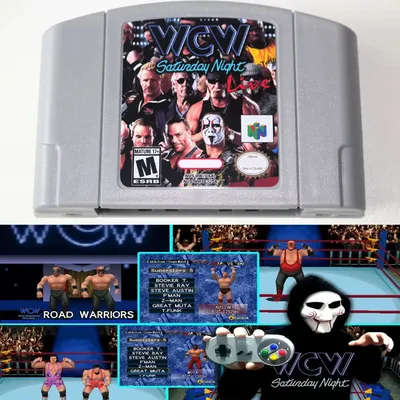 64 Bit Games ** WCW Saturday Night Live ( English USA Version!! )