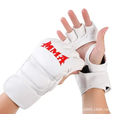 Adult Boxing Training Sanda Gloves Men and Women Half-finger Mma Free Fighting Gloves Mixed Martial