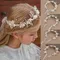 Head Wreath Kids Flower Crown for Hair Flowercrown Flowergirl Headpiece Wreaths for Girls Flower Tiaras Circlet HH01