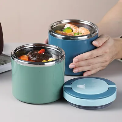 1000ML Stainless Steel Lunch Box Drinking Cup Food Thermal Jar Soup Gruel Insulated Thermos