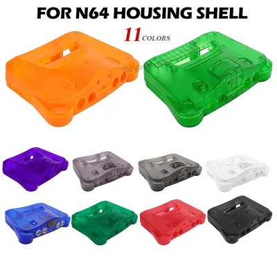 NEW 11 Colors NEW Replacement For N64 Housing Shell Translucent Case For Nintend N64 Retro Video