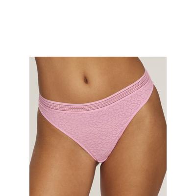 String LASCANA, Damen, Gr. 32/34, pink, Spitze, Obermaterial: 85% Polyamid, 15% Elasthan, Unterhosen, aus Spitze in Leo-