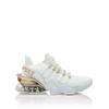 Sneaker PLEIN SPORT "Tiger Attack//Gen.x.04", Gr. 37, Normalschaft, 0116, weiß, gold, Schuhe