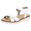 Riemchensandale REMONTE, Damen, Gr. 39, weiß, Leder, unifarben, casual, Schuhe, Plateau, Sommerschuh, Sandalette mit Lite ´n Soft Ausstattung