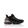 Sneaker PLEIN SPORT "Tiger Attack//Gen.x.04", Gr. 44, Normalschaft, 0216, schwarz, gold, Schuhe
