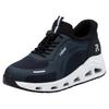 Slip-On Sneaker RIEKER SPORT "Ready2GO", Damen, Gr. 38, blau (nachtblau), Lederimitat, Textil, unifarben, casual, Schuhe, Freizeitsneaker, Halbschuh, Schlupfschuh mit Schnellverschluss
