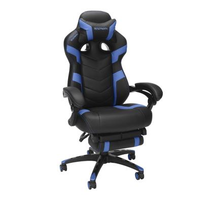 Respawn 110 Pro Ergonomic Bonded Leather Computer Gaming Chair, Blue/black