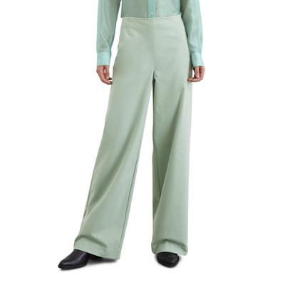 Chinohose MARC O'POLO "aus Interlock-Qualität", Damen, Gr. 36, Normalgrößen, grün (dusty mint), Obermaterial: 52% Baumwolle, 40% Polyamid, 8% Elasthan; Futter: 97% Baumwolle, 3% Elasthan, unifarben, casual, weit lang, Hosen Image