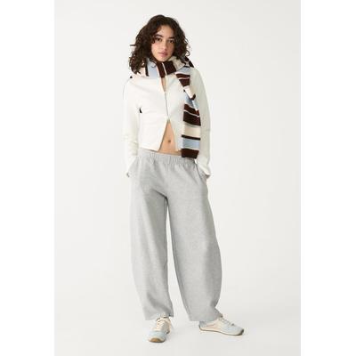 Stradivarius Balloon jogger trousers Grey melange M