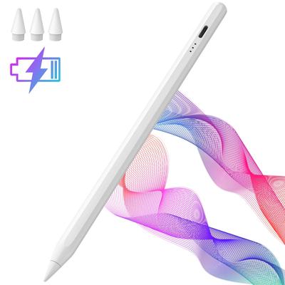 TEMU Stylus Pen For Ipad, 13mins Fast Charge Ipad Pencil With Palm , Compatible With 2018-2024 3/4/5/6, Ipad Mini 5/6, Ipad 6/7/8/9/10, 11