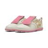 Golfschuh PUMA "PUMA x DANI DAZEY Avant Golfschuhe Damen", Gr. 38.5, warm weiß magic rose sunny gelb pink, Obermaterial: Kuhleder, Synthetik, Textil; Futter: Synthetik, Textil; Innensohle: Textil; Laufsohle: Gummi, Schuhe