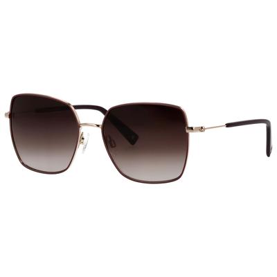 Sonnenbrille BRENDEL EYEWEAR "905059", Damen, unkompliziertes aubergine, hellgold, casual, Brillen, Form Karree/Eckig, leichter Verlaufstönung, Polyamid UV 400 Image