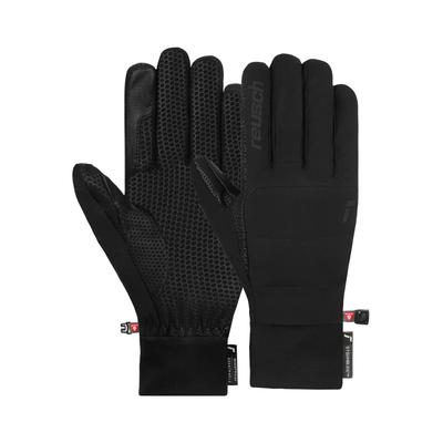 Skihandschuhe REUSCH "Kavik TOUCH-TEC STORMBLOXX™", Damen, Gr. 8,5, schwarz, 74% Polyester, 25% Ziegenleder, 1% Elasthan, mehrfarbig, sportlich, Handschuhe, extra warm, winddicht und extra atmungsaktiv Image