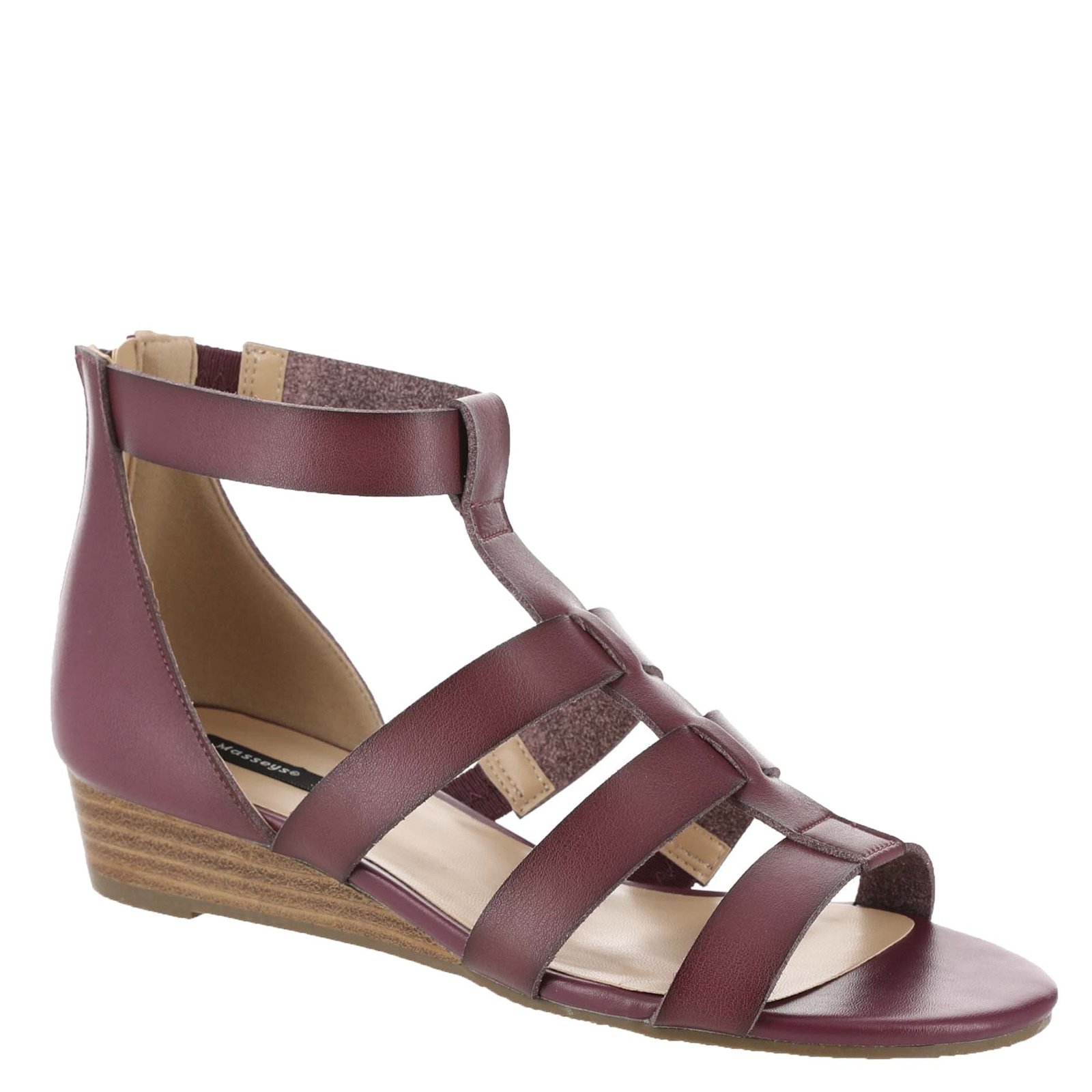 Masseys Athena - Womens 8 Burgundy Sandal W