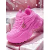 Vier-Jahreszeiten-Outdoor-Sportschuhe für Damen, Sommer, leicht, atmungsaktiv, Plateau-Sandalen, weiche Sohle, Stoßdämpfung, rosa Schuhe