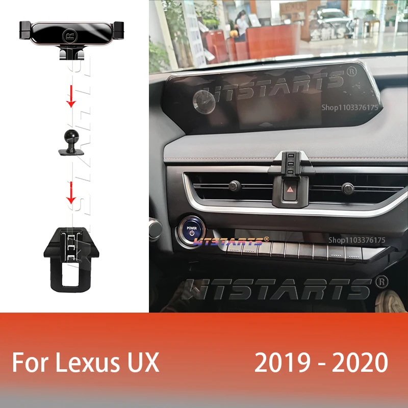 Auto Telefon Halter Mobile Halterung Ständer Für Lexus UX 2009-2021 Einstellbare GPS Navigation Halterung Auto Innen Zubehör Image