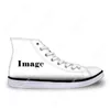 Frau Sneaker Kostenlose Personalisieren Sie Ihr Logo Bild Marke Weibliche Casual Vulkanisieren Zapatos High Top Schuhe Größe 35-45 Großhandel Dropshipping