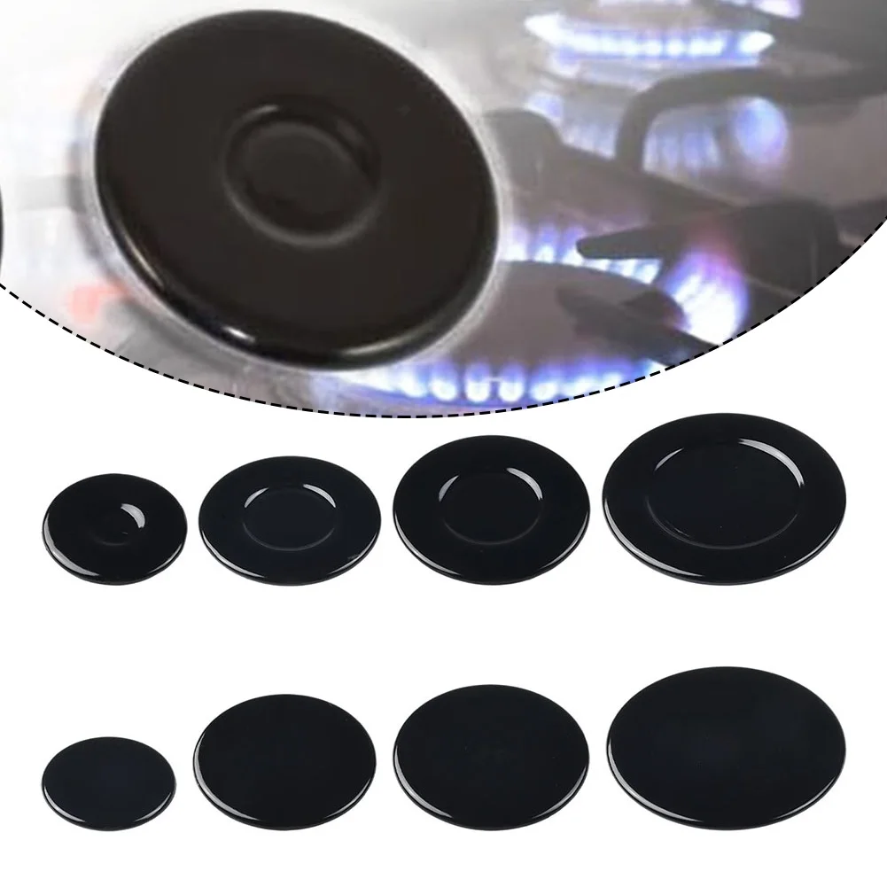 4 Stück Herd Kochfeld Gasbrenner Kappe runde Antihaft-Grill matte für mittlere Gaskocher Brenner abdeckungen Kochen Grill blech Teile