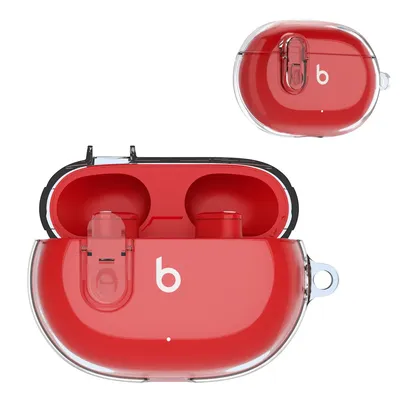 Transparente Abdeckung für Beats Studio Buds Plus Funda für Beats Studio Buds + Clear Lock Studio Buds Plus Kopfhörerhülle mit Haken Image