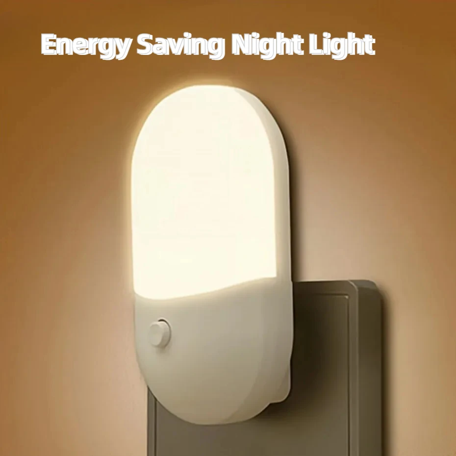 2PCS Mini LED Nachtlicht Nacht Lampe EU UNS Stecker Augenschutz Nachtlicht Kinder Geschenk Verwenden Für Schlafzimmer wohnzimmer Baby Fütterung