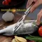 Edelstahl Fischschuppen Schaben Reiben Schnelle Entfernen Reinigung Schäler Schaber Knochen Pinzette Werkzeug Gadge Küche Zubehör Gadgets