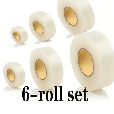 TEMU Yitape Hockey Tape - Strong Adhesive Roll For Sticks, Shin Guards, Socks - Transparent Pe Material, Easy To Apply, Sports Gear Accessories