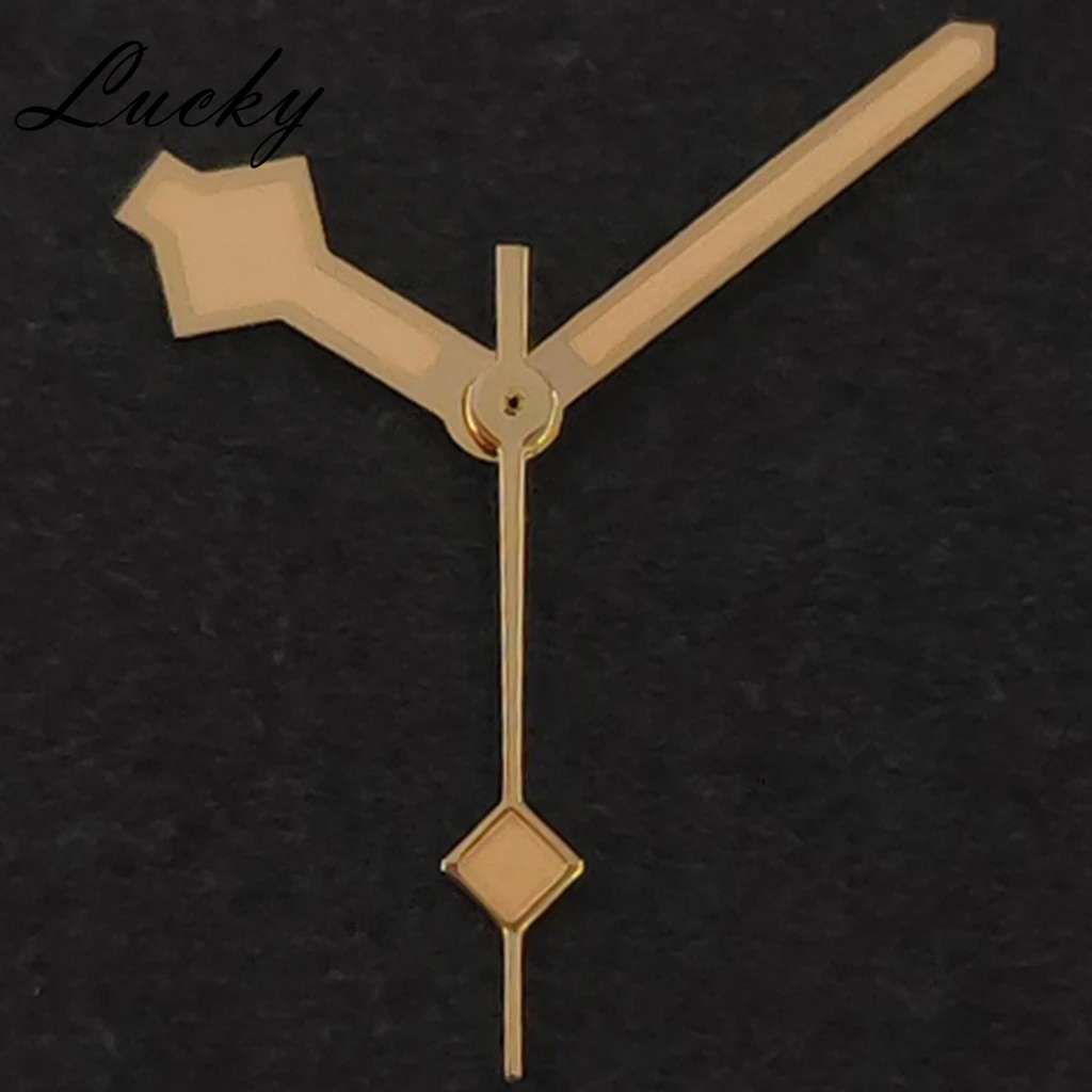 Hohe Qualität NH35 NH36 Zeiger Gold Gelb Uhr Hände Grün Leuchtende Uhren Zeiger Fit NH35/NH36/4R/7S Bewegung Image