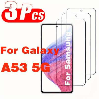 TEMU 3pcs Screen Protector Glass For Galaxy A53 5g A53 5g Tempered Glass Film