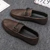 Weiche Mann Casual Schuh Flache Lederschuhe für Männer Mokassin Gemeinsame Schuhe Angebot Elegante