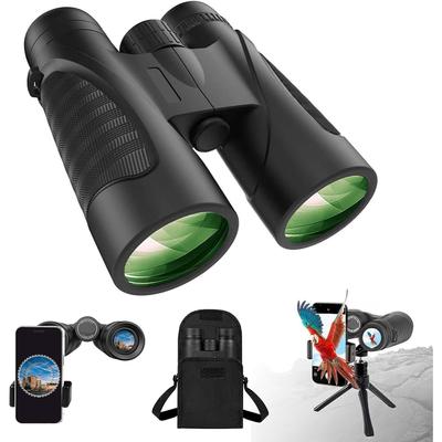 TEMU Binoculars, Optical Glass Lens Cemented Fmc Coating ï¼Œ Prisms, With Protection Package, Phone Adapter, Tripod For Bird Watching, Hunting, Travelï¼Œpopular Gifts