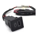 Nuovo-Caricatore USB per auto PD Quick Charge QC3.0 Presa adattatore di ricarica per telefono per Multivan T5 2003-2015