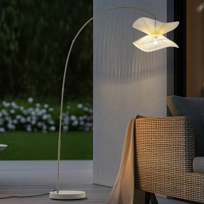Lindby Außenstehlampe Valdorin, beige, 199 cm, IP44 Image