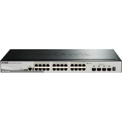 D-Link Dgs-1510-28Xmp Ethernet Switch - 24 Ports - Manageable - Gigabit Ethernet, 10 Gigabit Ethernet - 10/100/1000Base-T, 10Gbase-X - 3 Layer Supported - Twisted Pair, Optical Fiber - Poe Ports