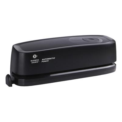 Business Source 3-Hole Electric Hole Punch