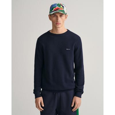 Gant Cotton Pique C-Neck Strickpullover