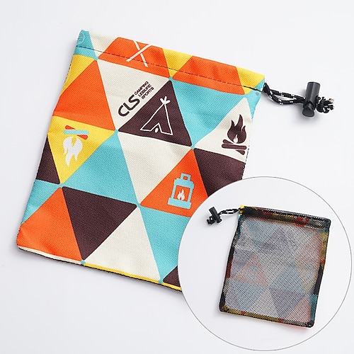 1/4 wasserdichte Reise-Organizer-Tasche aus Nylon – Aufbewahrungstasche für Outdoor-Camping für Kleidung, Toilettenartikel Zubehör Image