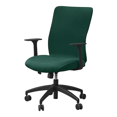 Stretch-Bezug für Bürostühle aus Samt – weich, abnehmbar waschbar Image