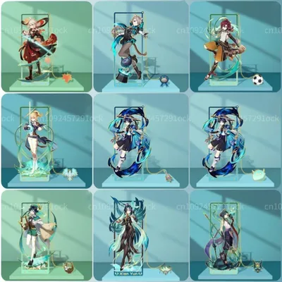 Genshin Impact Wanderer Xiao Xianyun Jean Kazuha Barbatos Lynette Heizou Metal Hollow Bookmark
