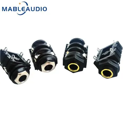 5PCS Premium Switch 4-pin 6-pin CLIFF JACK 6.35 Large 2-core Large 3-core Female Head Audio Stand
